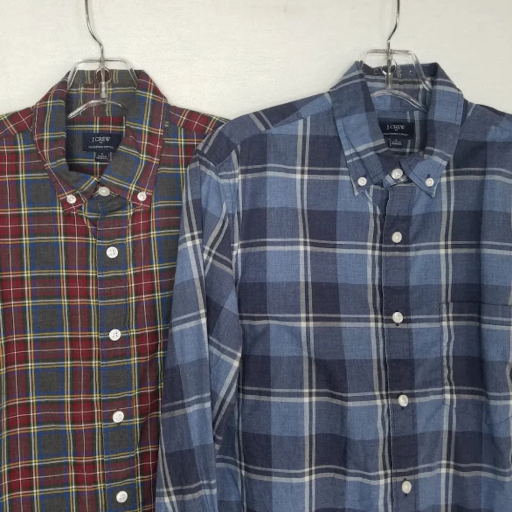 Lot of 2 J.‎ Crew Mens Small Button Down Shirts